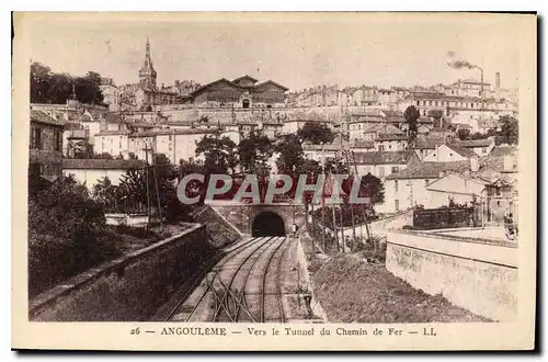Cartes postales Angouleme Vers le Tunnel du Chemin de Fer