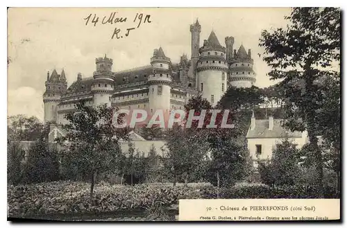 Ansichtskarte AK Chateau de Pierrefonds cote sud