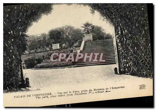 Cartes postales Palais de Compiegne vue sur le Parc prise du Berceau de l'Empereur