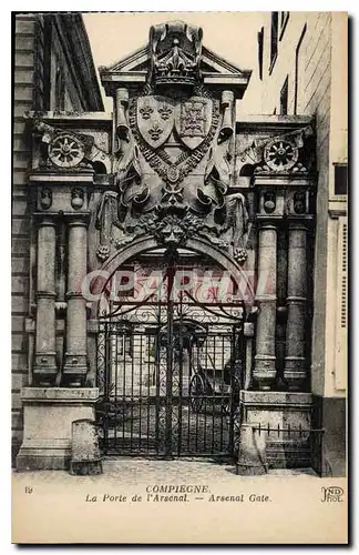 Cartes postales Compiegne la Porte de l'Arsenal