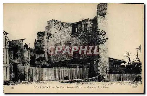 Cartes postales Compiegne la Tour Jeanne d'Arc