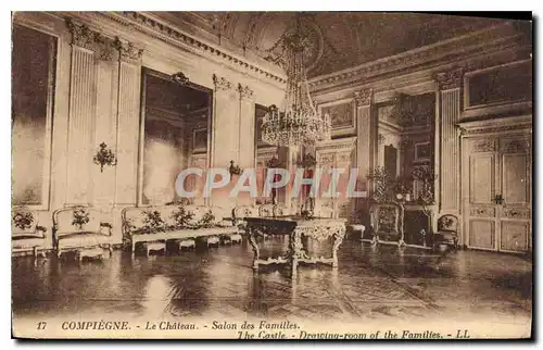 Cartes postales Compiegne le Chateau Salon des Familles