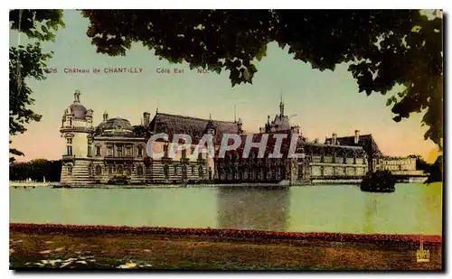 Cartes postales Chateau de Chantilly Cote Est