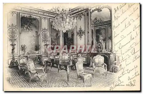 Cartes postales Chateau de Chantilly la Chambre du Prince de Conde