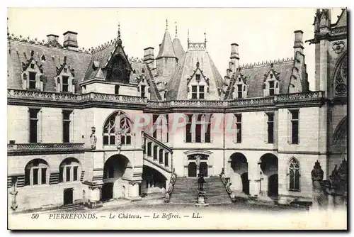 Cartes postales Pierrefonds le Chateau le Beffroi