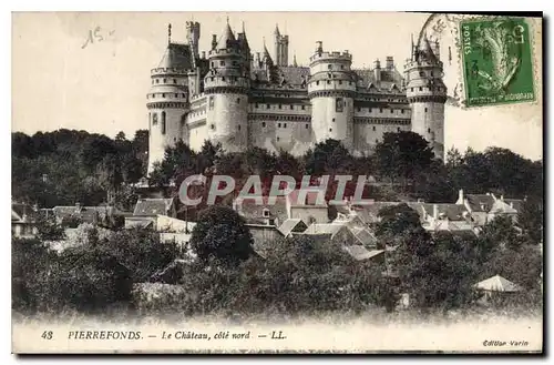 Ansichtskarte AK Pierrefonds le Chateau cote nord