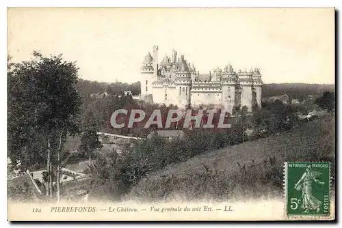 Ansichtskarte AK Pierrefonds le Chateau vue generale du cote Est