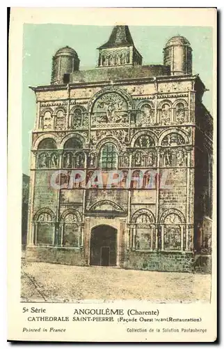 Ansichtskarte AK Angouleme Charente Cathedrale Saint Pierre