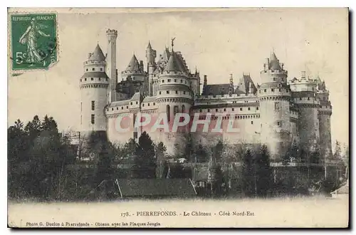 Ansichtskarte AK Pierrefonds le Chateau Cote Nord Est