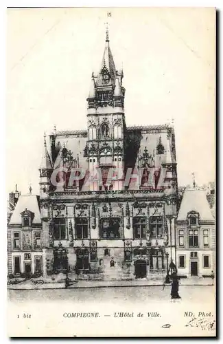 Cartes postales Compiegne Hotel de Ville