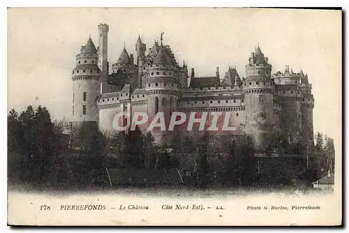 Ansichtskarte AK Pierrefonds le Chateau Cote Nord Est