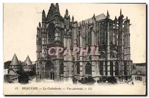 Ansichtskarte AK Beauvais La Cathedrale Vue generale