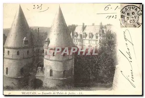 Cartes postales Beauvais Ensemble du Palais de Justice