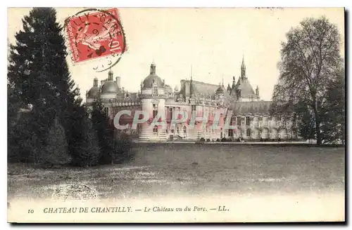 Ansichtskarte AK Chateau de Chantilly le Chateau vu du Parc