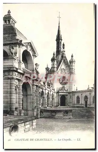 Cartes postales Chateau de Chantilly la Chapelle