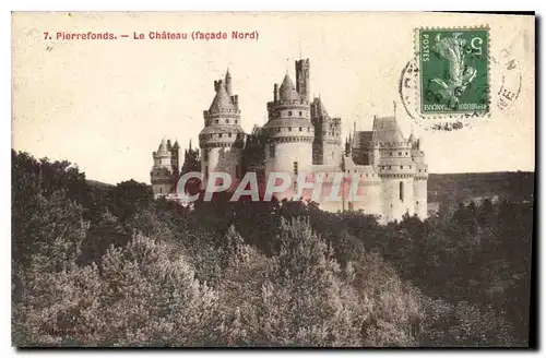 Ansichtskarte AK Pierrefonds Le Chateau facade Nord