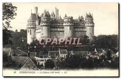 Ansichtskarte AK Pierrefonds Le Chateau cote nord