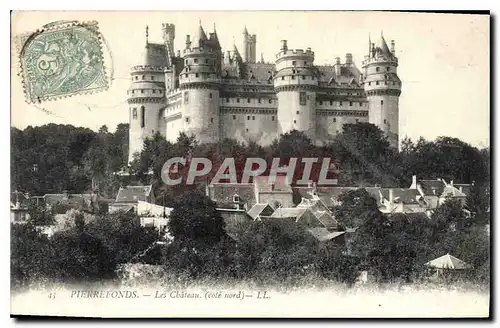 Ansichtskarte AK Pierrefonds Le Chateau cote nord