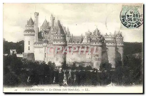 Cartes postales Pierrefonds Le Chateau cote Nord Est