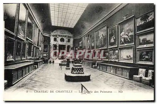 Ansichtskarte AK Chateau de Chantilly La Galerie des Peintures