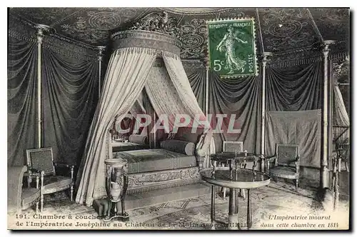 Cartes postales Chambre a coucher de l'Imperatrice Josephine au Chateau de la Malmaison