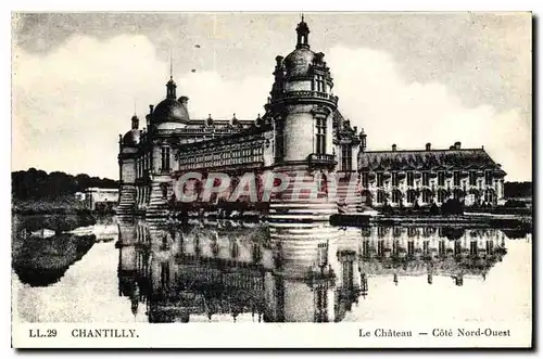 Cartes postales Chantilly le Chateau Cote nord ouest