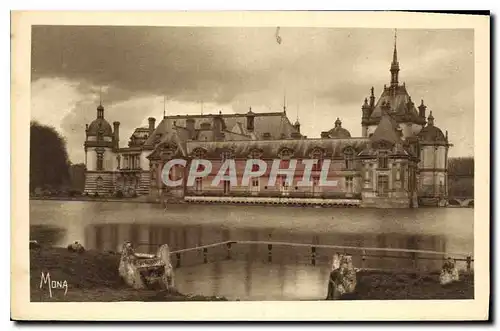 Ansichtskarte AK Les Petit Tableaux de L'Ile de France Chateau de Chantilly Les Chateaux le Petit Chateau et la T