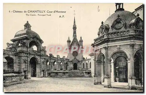 Ansichtskarte AK Chateau de Chantilly Cour d'Honneur