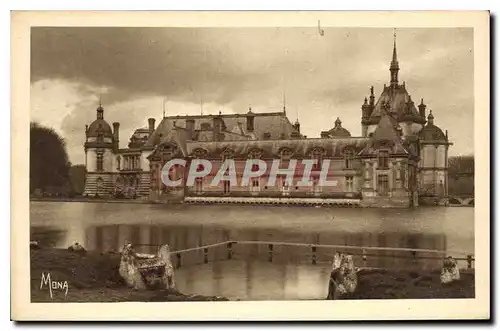 Ansichtskarte AK Les Petit Tableaux de L'Ile de France Chateau de Chantilly Les Chateaux le Petit Chateau et la T