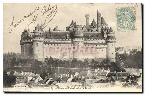 Cartes postales Chateau de Pierrefonds la Facade