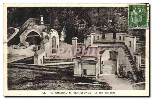 Ansichtskarte AK Chateau de Pierrefonds le Parc aux cefs