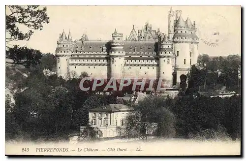 Ansichtskarte AK Pierrefonds le Chateau Cote Ouest