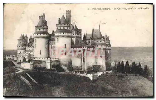 Cartes postales Pierrefonds le Chateau cote de la Chapelle