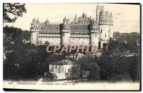 Ansichtskarte AK Pierrefonds le Chateau cote ouest