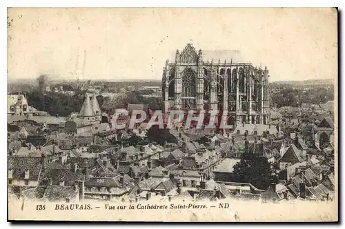 Ansichtskarte AK Beauvais Vue sur la Cathedrale Saint Pierre