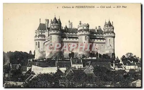 Ansichtskarte AK Chateau de Pierrefonds Cote nord