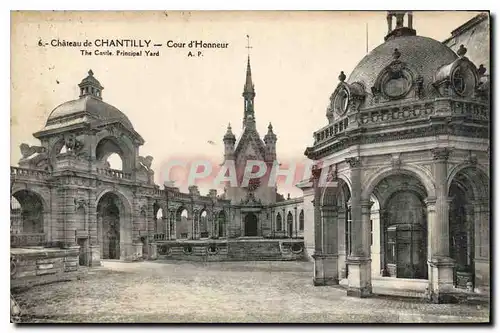 Ansichtskarte AK Chateau de Chantilly Cour d'Honneur