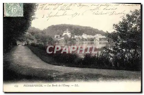 Ansichtskarte AK Pierrefonds les Bords de l'Etang