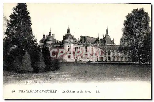 Ansichtskarte AK Chateau de Chantilly le Chateau vu du Parc