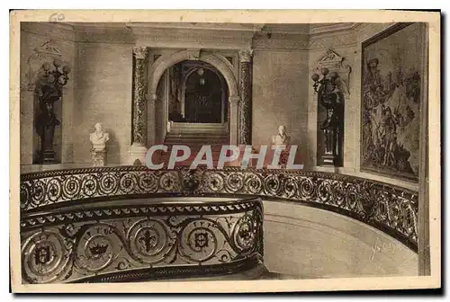 Cartes postales La Douce France Chateau de Chantilly le Vestibule et l'Escalier d'Honneur