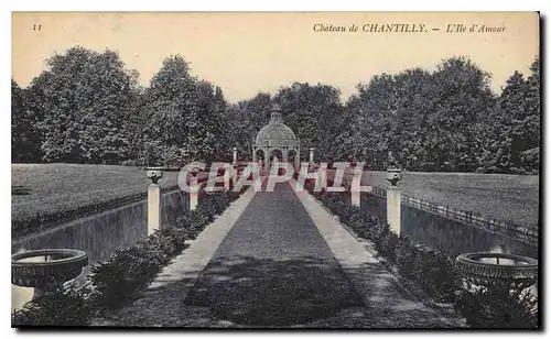 Cartes postales Chateau de Chantilly L'Ile d'Amour