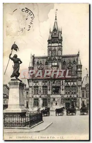 Cartes postales Compiegne L'Hotel de Ville