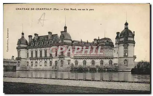 Ansichtskarte AK Chateau de Chantilly Oise Cote Nord vue sur le Parc