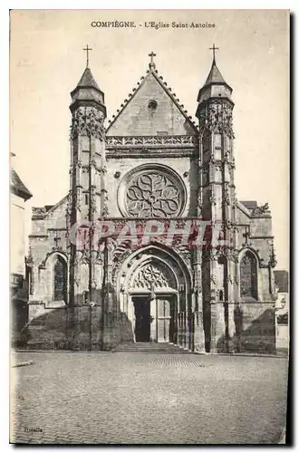 Ansichtskarte AK Compiegne L'Eglise Saint Antoine