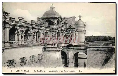 Cartes postales Chantilly le Chateau L'Entree de la Point Levis