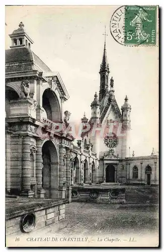 Cartes postales Chateau de Chantilly la Chapelle