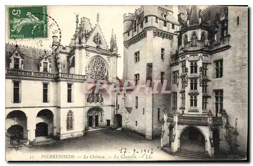 Ansichtskarte AK Pierrefonds le Chateau la Chapelle