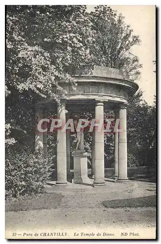 Ansichtskarte AK Parc de Chantilly le Temple de Diane