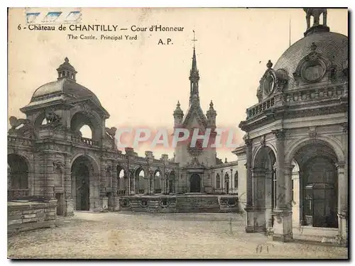 Ansichtskarte AK Chateau de Chantilly Cour d'Honneur