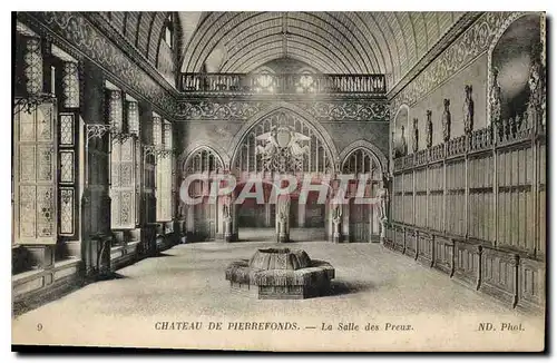 Cartes postales Chateau de Pierrefonds la Salle des Preux